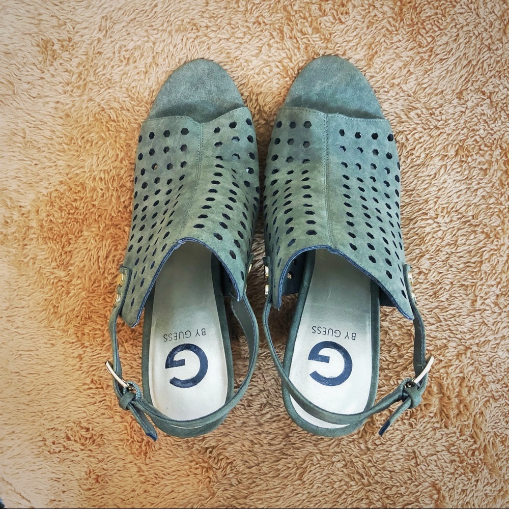 G by Guess- Olive Heeled Sandal Booties - Picture 3 of 9